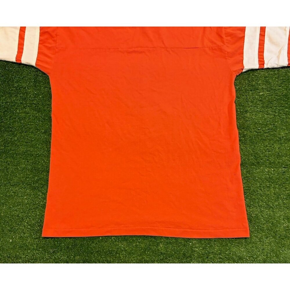 Vintage Denver Broncos shirt mens large orange blue logo 7 1990s NFL 27 - Picture 10 of 12